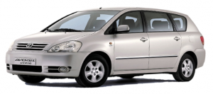 Toyota Avensis Verso I, левый руль (2001-2009)